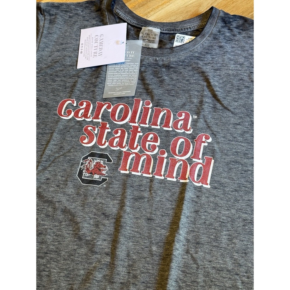 South Carolina Gamecocks Gameday Couture Women's T Shirt Heather Gray Size M